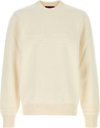 Gucci Off White Logo Sweater