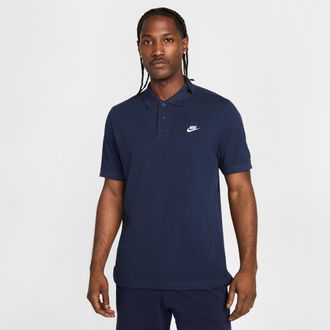 Nike Mens Club Short-Sleeve Polo in Blue | FN3894-451