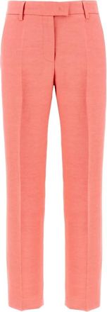 Alberto Biani Broeken, Dames, Roze, S, Linnen, Chinos