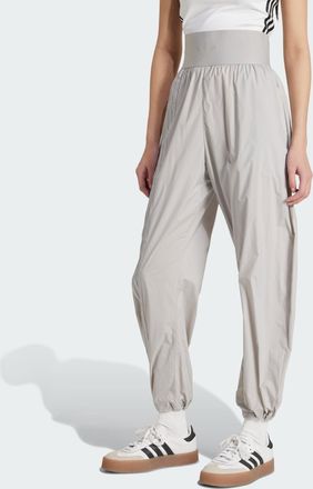 adidas Originals ADIDAS Originals Womens Waistband Joggers - Grey Recycled Material - Size X-Small
