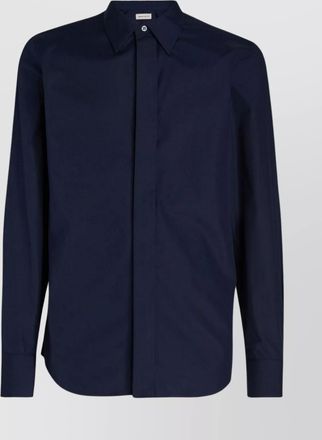 Alexander McQueen cotton poplin long-sleeve shirt
