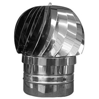 Made in Italy Extractores De Humos De Acero Inoxidable Redondo &Oslash; 18 Cm - Tiro De Humos