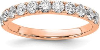 Diamond2Deal 14k Gold Lab Grown Diamond Wedding Band Ring 3/4Ct Clarity- VS Color- G-H