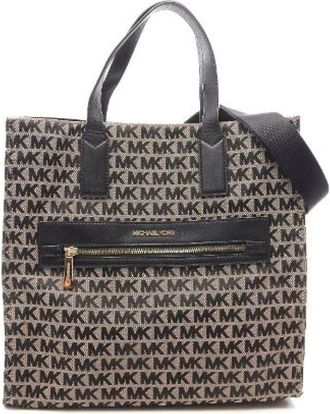 Michael Kors Pre-owned Handbags, female, Beige, Size: ONE SIZE Pre-owned Fabric handbags