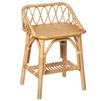 Atmosphera Mesita De Noche Infantil - Mimbre H. 56 Cm - Atmosphera Cr&eacute;ateur DInt&eacute;rieur