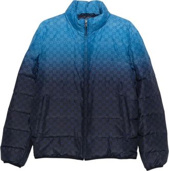 Gucci Donsjack met monogram - Blauw