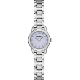 Tory Burch The Mini Miller Bracelet Watch, 22mm in Silver/Lilac Pearl at Nordstrom