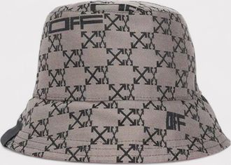 Off-white Womens Reversible Bucket Hat Brown / Pink Cotton - One Size