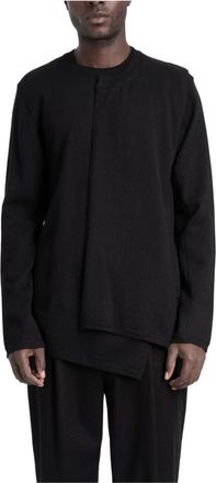 Comme Des Gar&ccedil;ons Truien & Vesten, Heren, Zwart, S, Wol, Wrap Around Jumper