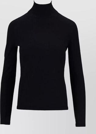 Max Mara knit turtleneck tank top long sleeves