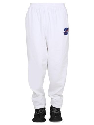 Balenciaga Elasticated Waist Joggers - White