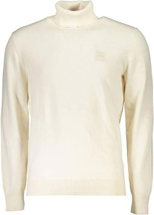 HUGO BOSS Heren, Truien, Wit, Maat: 2XL Wol