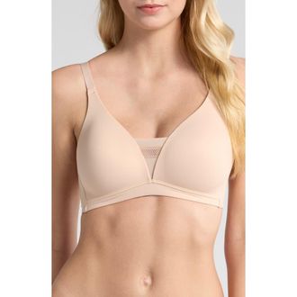 Chantelle Easy Bliss Wireless Bra in Blush at Nordstrom, Size 40C