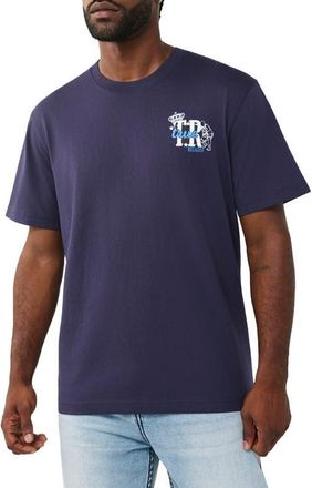 True Religion Sport Logo Graphic T-Shirt in Midnight Navy at Nordstrom, Size Xxx-Large
