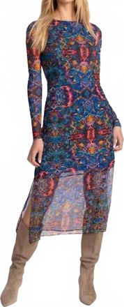 Johnny Was Tulus Mesh Midi Dress In Ottalie