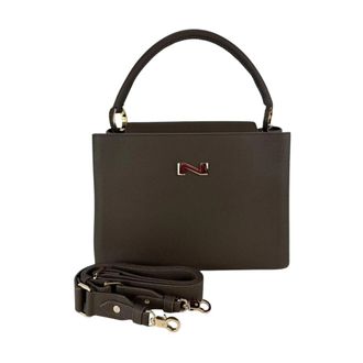 Nathan-Baume Tassen, Dames, Bruin, ONE Size, Leer, Magnolia Handtas