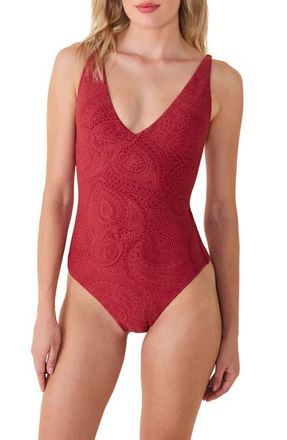 Andie Swim The Ohana One-Piece Swimsuit in Paprika at Nordstrom, Size X-Small
