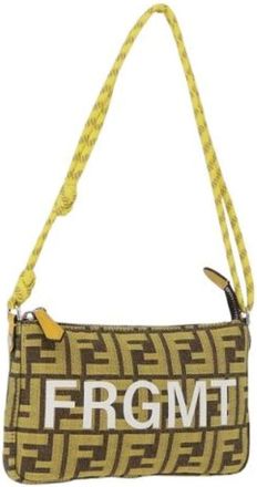 Fendi Pre-owned Zucca Canvas Accessory Pouch - - Pre-owned - Donna - Giallo - ONE SIZE