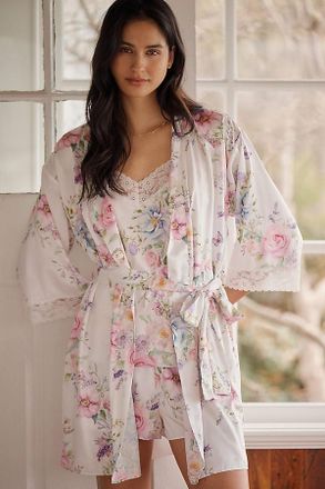 Flora Nikrooz Sabrina Pajamas & Robe Travel Set