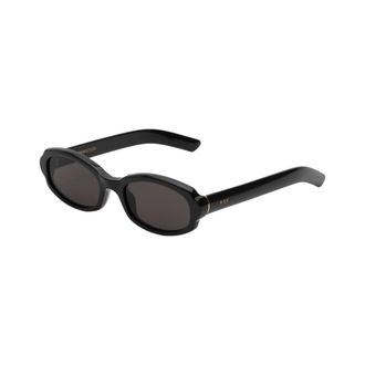 Retro Superfuture Sunglasses, unisex, Black, Size: 54 MM Esatto Oval Frame