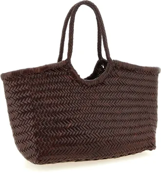 Dragon Diffusion Nantucket Basket Big Shoulder Bag - Brown