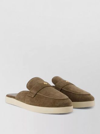 Tory Burch ballet sport loafers suede leather mules