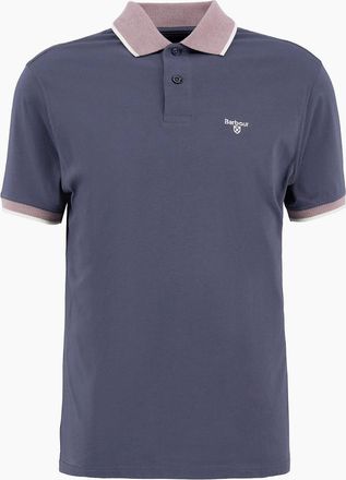 Barbour Mens Barbour Cornsay Pique Collar Polo Shirt - Navy - Size: 42