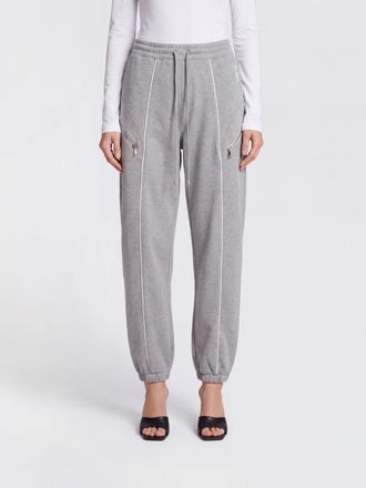 The Attico Pantaloni jogging in jersey con vita elasticizzata e logo ricamato