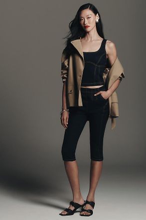 Pilcro The Bella Capri High-Rise Straight Jeans by Pilcro