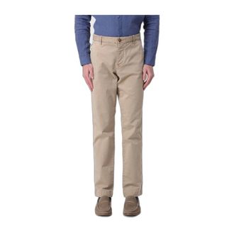 Blauer Stretch katoenen chino broek - Heren - Broeken - Beige - Maat: W38 Katoen