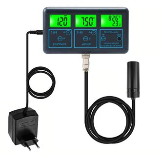 OEM Tuya Wifi 7 En 1 Probador De Calidad Del Agua Analizador De Agua Multipar&aacute;metro Pantalla Digital Ph/orp/ec/ppm/cf/medidor De Monitoreo De Humedad/temp