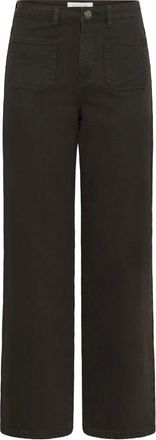 Kaffe Wide Jeans - Dames - Jeans - Bruin - Maat: W26 L32