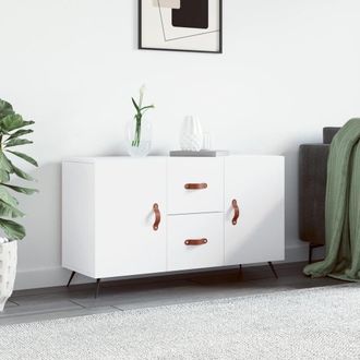 vidaXL Aparador De Madera De Ingenier&iacute;a Blanco 100x36x60 Cm Vidaxl