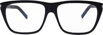 Saint Laurent SL434SLIM001 Square Full Rim Eyeglasses - Black