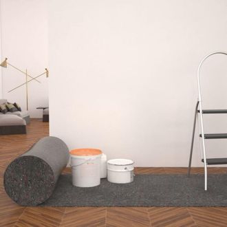 vidaXL Vidaxl - Fieltro Antideslizante De Pintor 50 M 280 G/m&sup2; Gris 2 Unidades