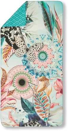 Hip Sporthandtuch »Maximilian« Mikrofaser, 50x100, Schnelltrocknend, Reise, Sport, Wendeoptik, Türkis