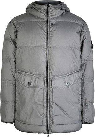 Stone Island Giubbino - male - Stone Island - Winter Jackets - Gray - 2XL - Jackets