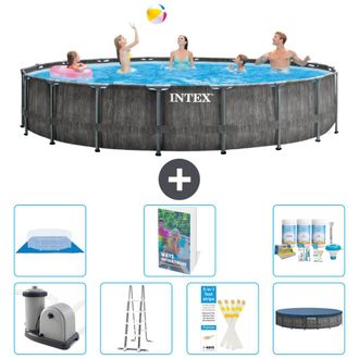 Intex Piscina Prism Frame Redonda - 549x122 Cm - 8-piezas S599