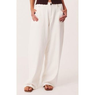 SNDYS Lukas Lightweight Jeans in White at Nordstrom, Size X-Small