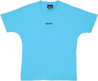 Disclaimer Essential Logo Tee - Heren - T-shirts - Blauw - S - Katoen - Tops