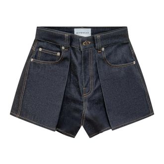 Givenchy Mujer, Pantalones cortos, Azul, Talla: W26