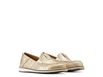 Ariat Cruiser Womens Slip on Shoes Pearl Floral Emboss : 5.5 B - Medium, Leather/Suede/Textile