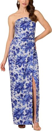 Aidan Mattox Printed Maxi Dress