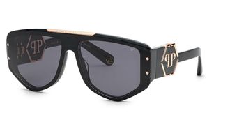Philipp Plein SPP093M 0700 Womens Sunglasses Black Size 65