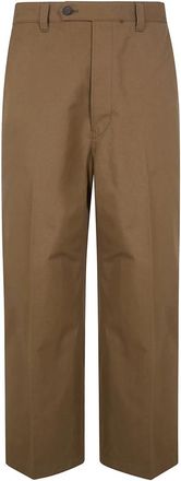 Comme Des Gar&ccedil;ons Wide Broeken - Heren - Wijde Broeken - Bruin - L - Broeken