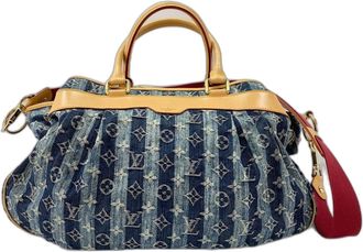 Louis Vuitton Blue Tote Bag (Pre-Owned)