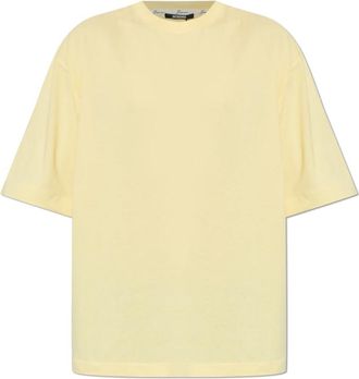 Jacquemus Rond Carre T-shirt - Heren - T-shirts - Geel - M - Polyester - Tops