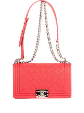 Chanel medium Boy shoulder bag - Red