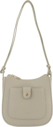 Pourchet Tassen, Dames, Beige, ONE Size, Leer, Bride Soft Crossbodytas
