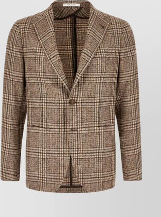 Tagliatore mens jacket with front pockets and notch lapel